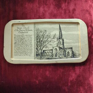 Crooked Spire Church Souvenir Tray